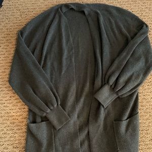 Loft bell sleeve cardigan